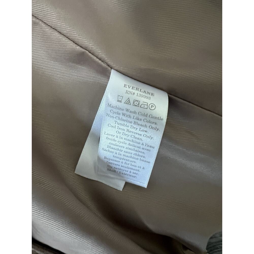 Everlane Corduroy 80s Blazer Tan Cotton Oversized Jacket Preppy Career Sz 2 Work - Picture 8 of 9